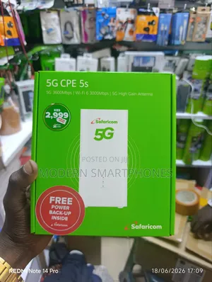 Safaricom 5g Cpe 5s Wifi Router With Powerbank