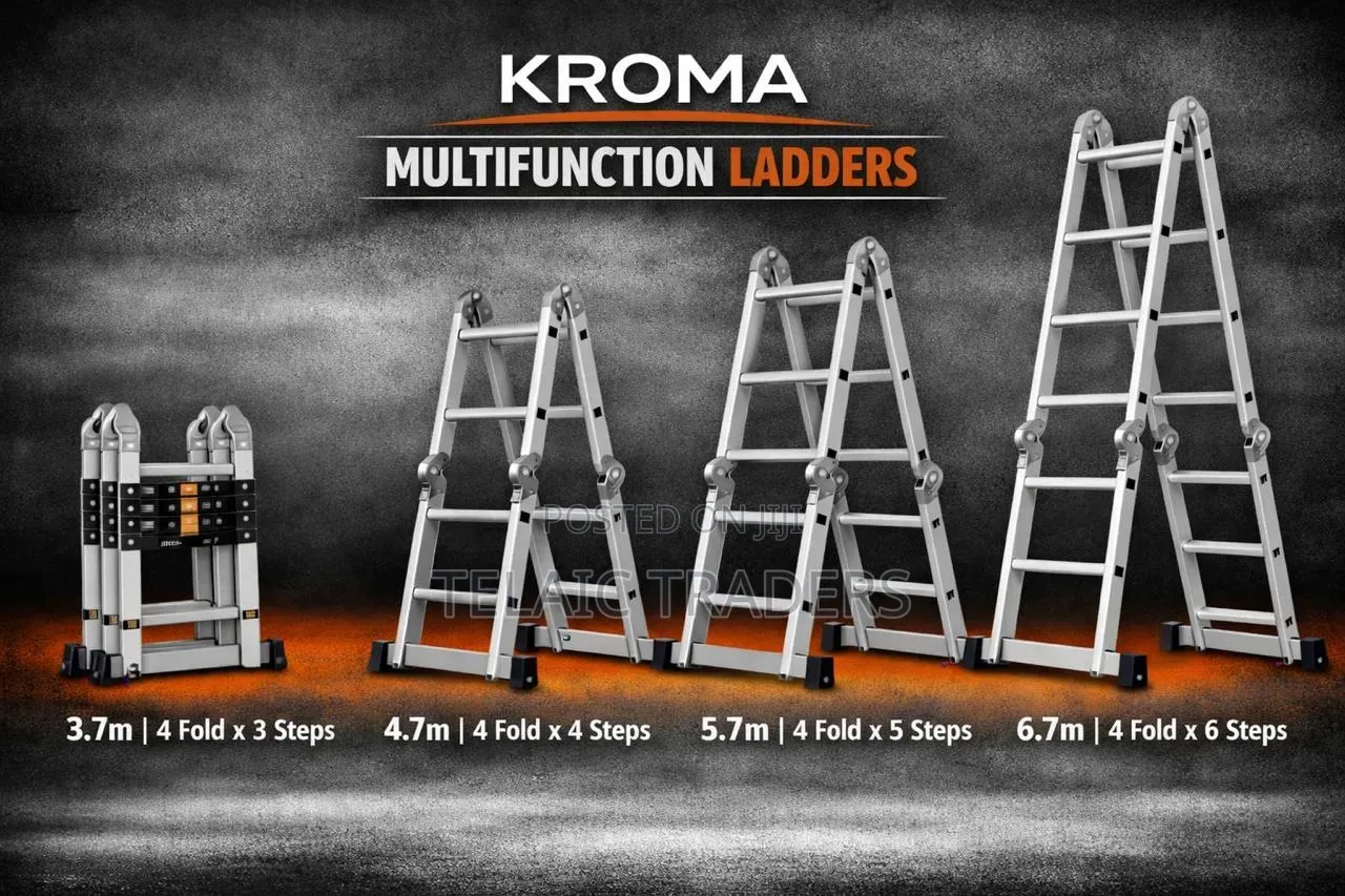 Multifunction Ladder 3.7m 3steps 4 Folds