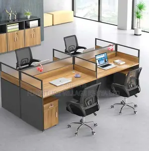 4-Way Divided Office Modular Workstation