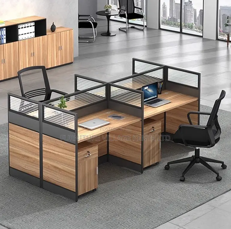 4-Way Divided Office Modular Workstation