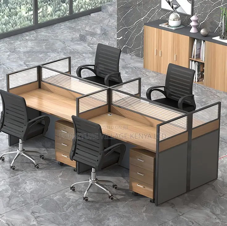 4-Way Divided Office Modular Workstation