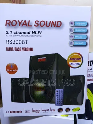 Royal Sound Rs300bt 2.1channel Woofer