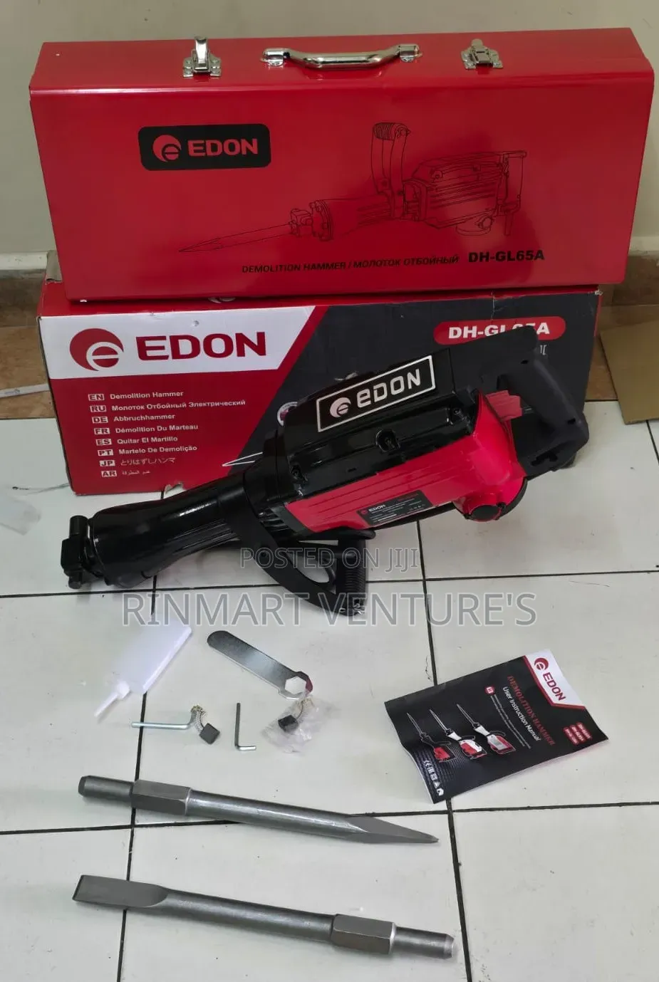 Edon Demolition Hammer 1800w/Electric Demolition Hammer