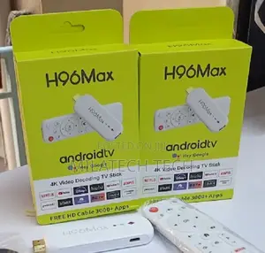 New H96 Max Android 14 Tv Stick – 2gb Ram, 16gb Storage