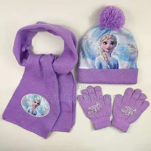 Elsa Anna Beanie Set