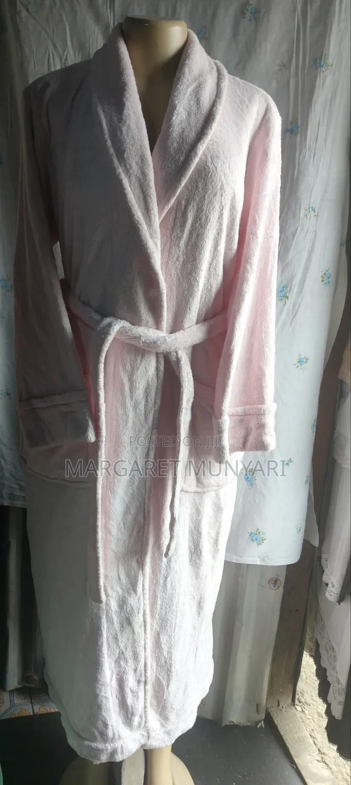 Baby Pink and Blue Bath Robes