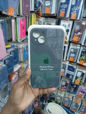 iPhone 14 Plus Dark Green Apple-Branded Silicone Case