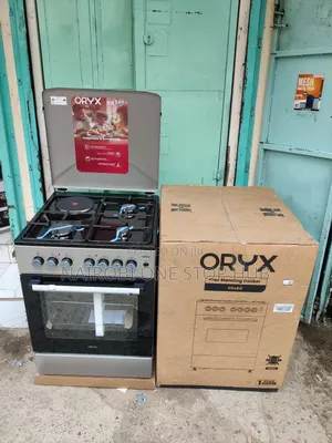 Oryx Cooker 60x60 3g+1e Silver Standing Cooker