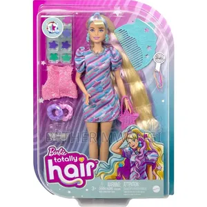 Barbie Fashion Doll Totally Hair Star