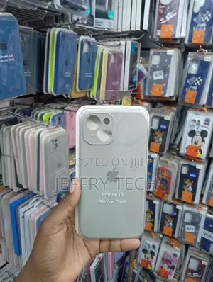 iPhone 15 Gray Finish Official Style Case