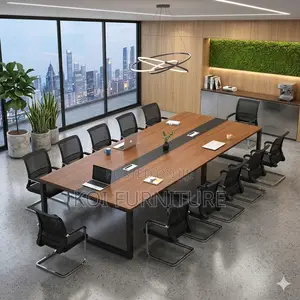 Boardroom Table; Premium 2.4 Meters Long Conference Boardroom Table