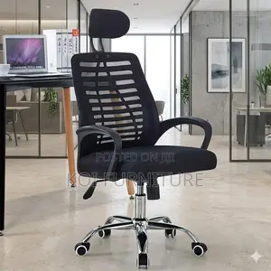 Office Chairs; Ergonomic High Back Chair With Reclining Headrest
