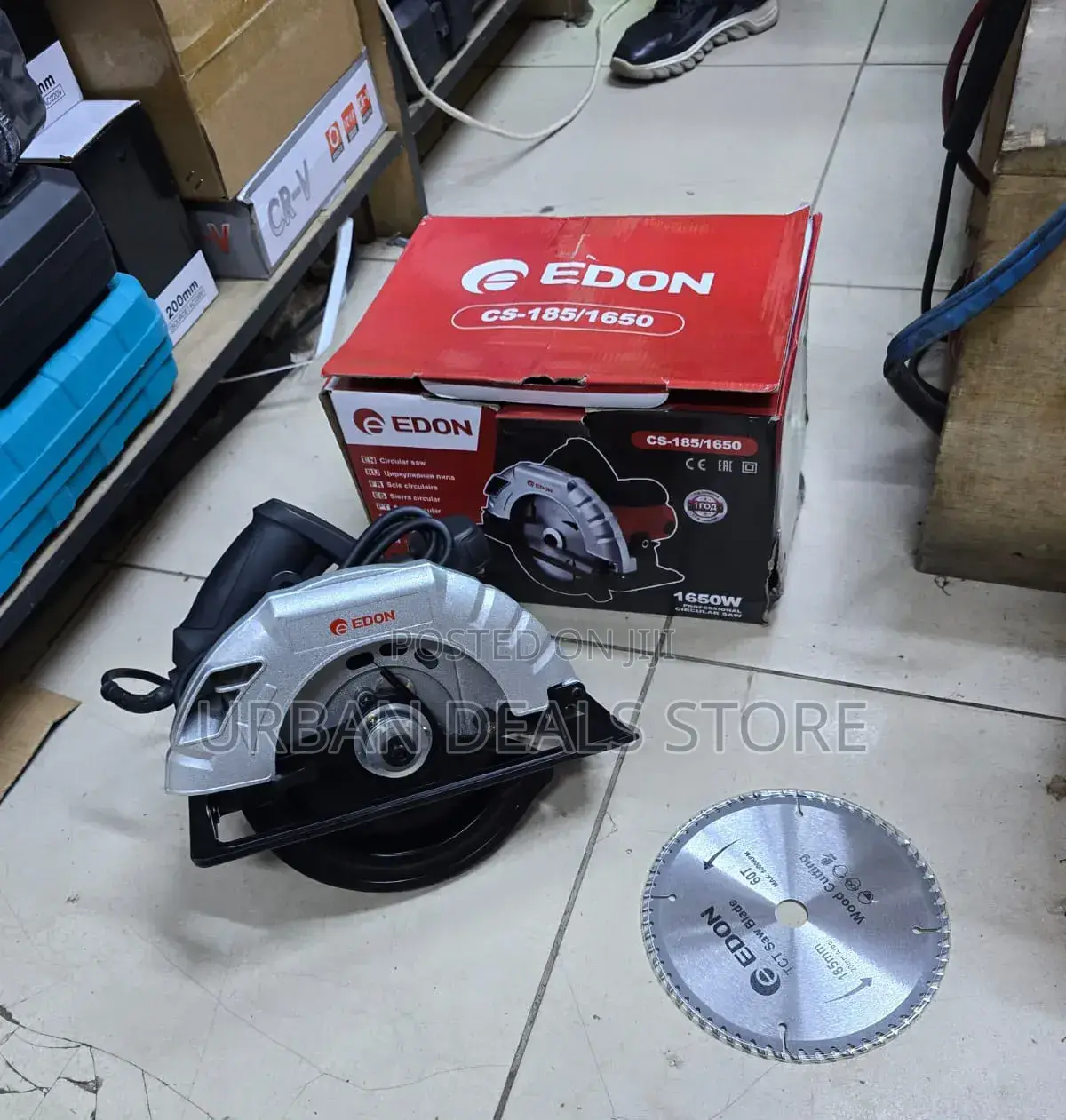 Edon 1650w Electric Circular Saw – 7"