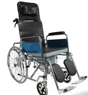 Reclining Wheelchair With Commode