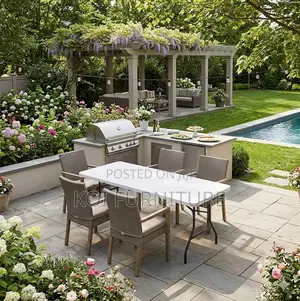 Home Table; White Foldable Home Outdoor Gardens Training Table