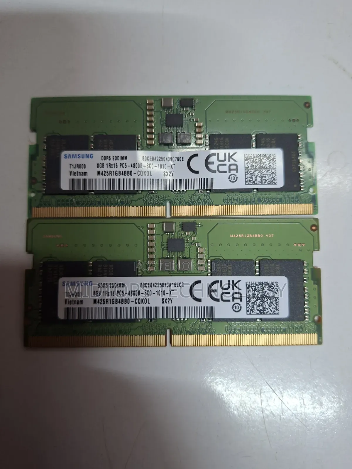 Pc5/Ddr5 8 Gb Laptop Ram