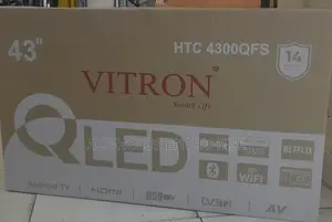 Htc4300qfs - Vitron Qled Model 43" Inches Smart Android + Bt