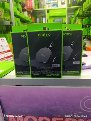 Oraimo Powerdock 15w Safe and Fast Wireless Charging