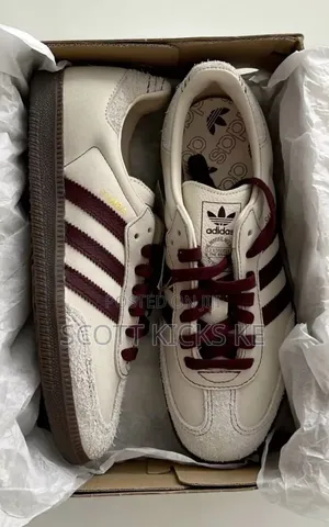 Samba Single Sole Og "Wonder"Striped Maroon
