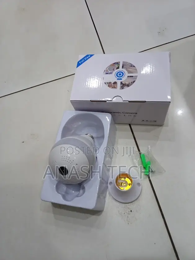 V380 Smart Bulb Camera With 360 Degree Panoramic View