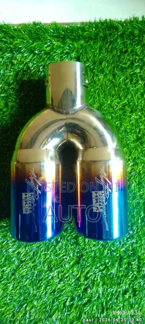 Universal Double Muffler Tip – Stainless Steel Dual Exhaust Tailpipe