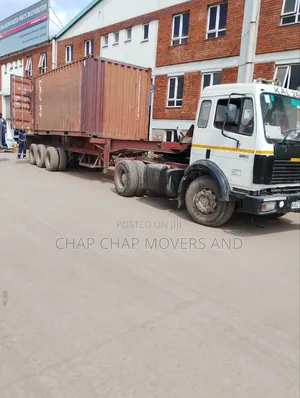 Container Trailer for Local and International Logistics Services