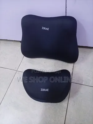 2 Piece Lumbar Cushion Memory Foam Shoulder And Back Rest Pillow