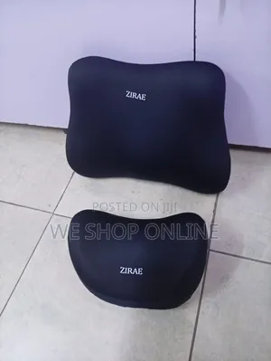 2 Piece Lumbar Cushion Memory Foam Shoulder And Back Rest Pillow