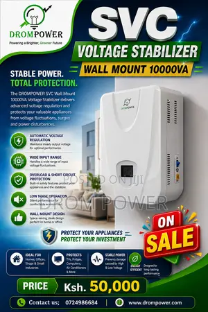 SVC 10kw Voltage Stabilizer (Wall Mount)