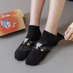 5pairs Ankle Tom and Jerry Cotton Socks Pack_re