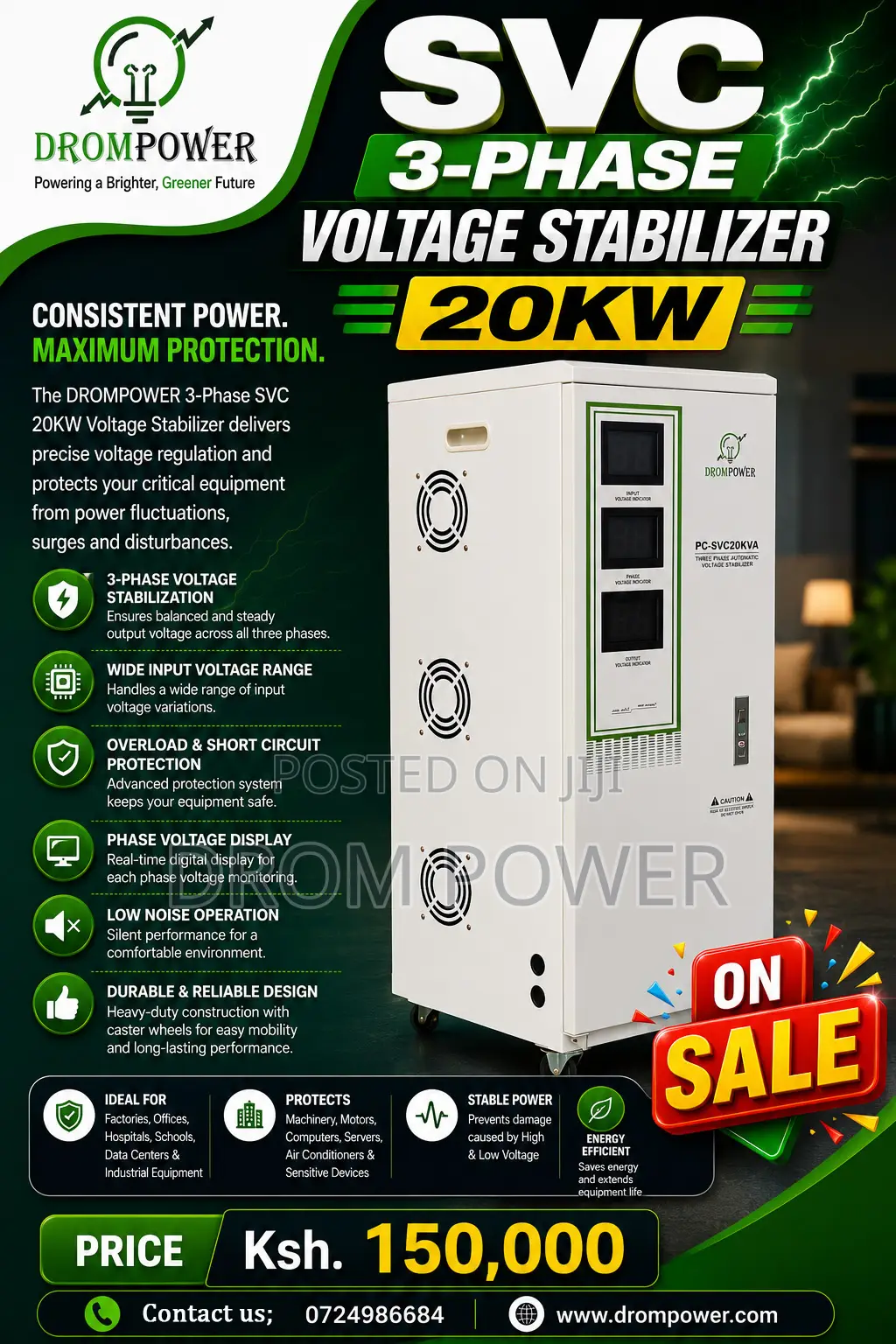 SVC 20kw Voltage Stabilizer