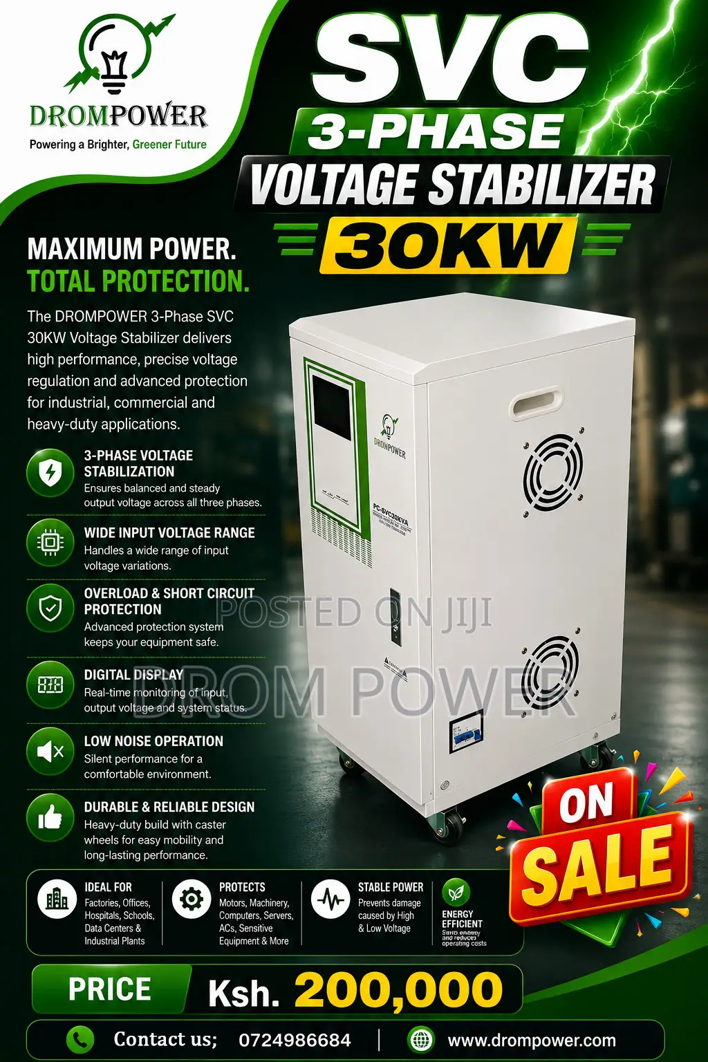 SVC 30kw Voltage Stabilizer