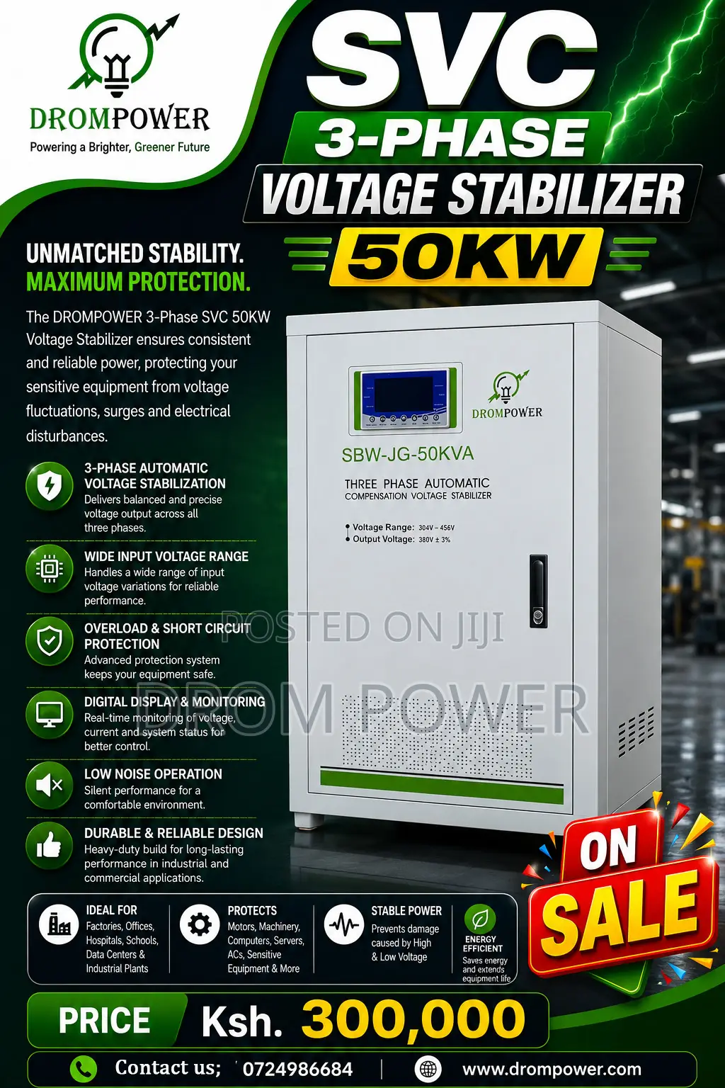 SVC 50kw Voltage Stabilizer