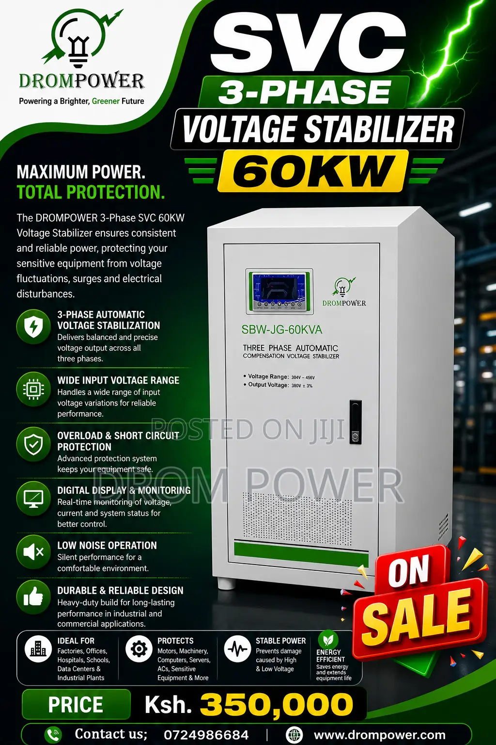 SVC 60kw Voltage Stabilizer