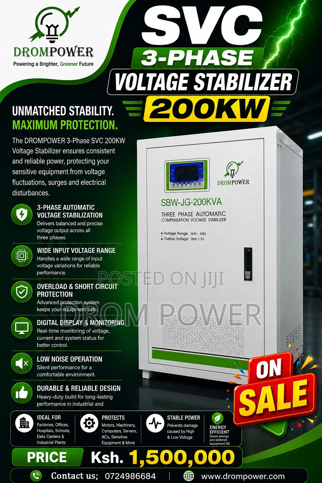 SVC 200kw Voltage Stabilizer