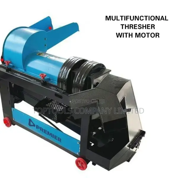 Multifunctional Rice Thresher With Motor Machine