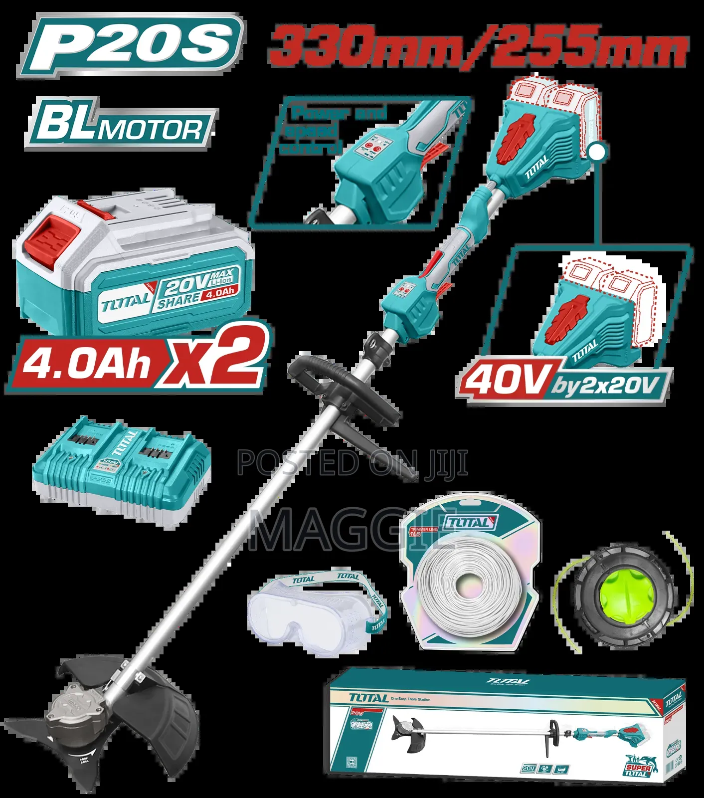 Cordless String Trimmer and Brush Cutter