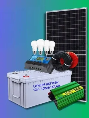 450w Solar - 100ah Lithium Battery - 600w Inverter - 30a Controller