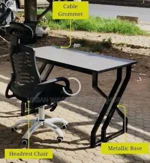 Metallic Study Desk (New Stylish Design)