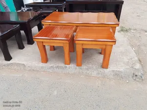 Brown Office Coffee Table Set Up