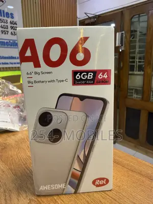 New Itel A06 64 GB Gold