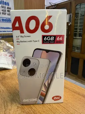 New Itel A06 64 GB Gold