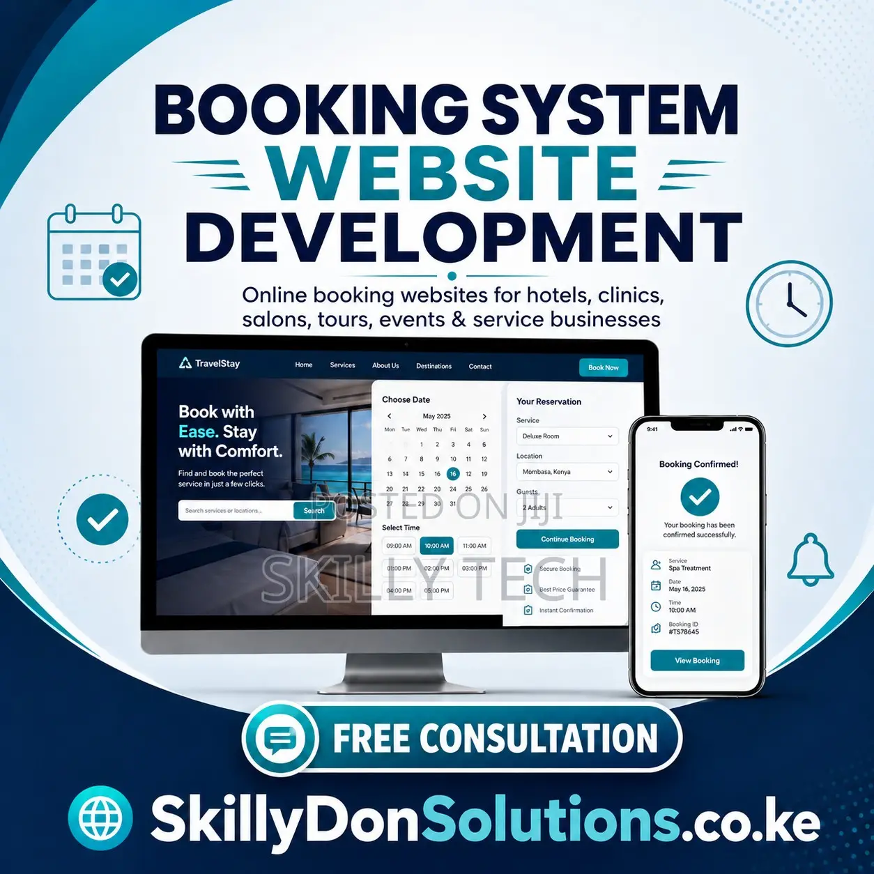 Booking Website Development in Kenya