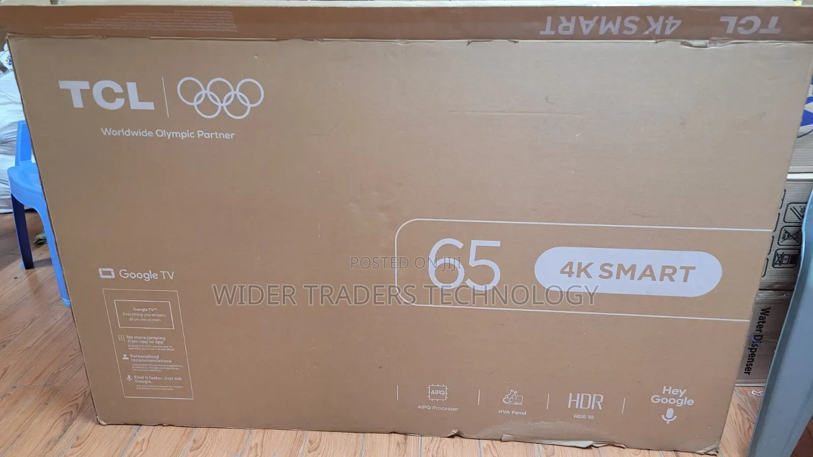 TCL 65-Inch Smart Tv Box Featuring Google Tv