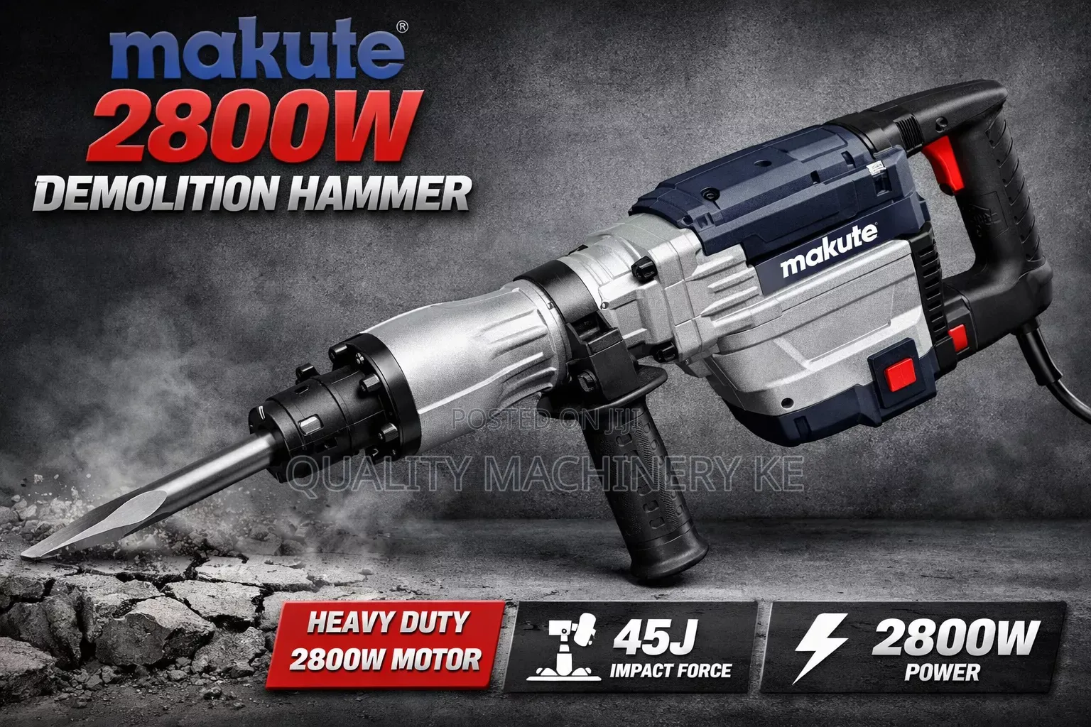 Quality 2800w Makute Demolition Hammer