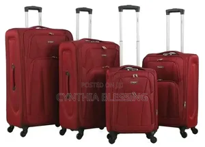 4 in 1 Suitcases - Maroon