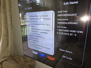 55 Inch Qled Samsung TV (Q8f)