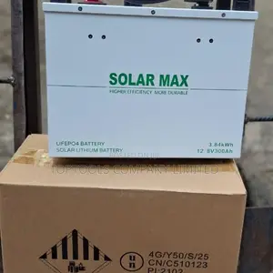 Solarmax Lifepo4 Lithium Battery 12.8v 300ah 3.84kwh