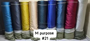 Green, Yellow, Black, White Curtains Materials