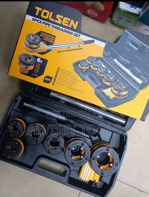 Tolsen 9pcs Pipe Threading Set
